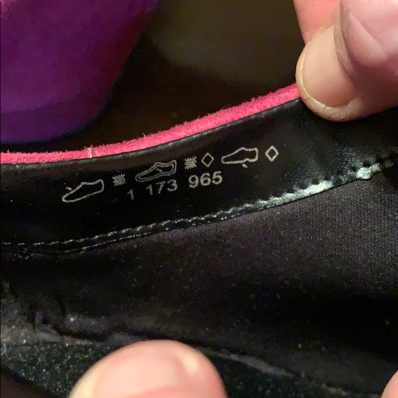 size 38 Women’s high heels with spikes worn once no wear by Catwalk color pink - Picture 4 of 4